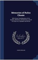 Memories of Rufus Choate