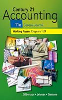 Print Working Papers, Chapters 1-24 for Century 21 Accounting General Journal, 11th Edition