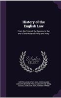 History of the English Law