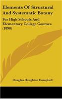 Elements Of Structural And Systematic Botany: For High Schools And Elementary College Courses (1890)