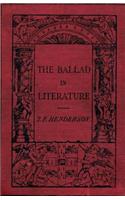The Ballad in Literature