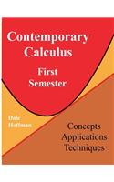 Contemporary Calculus First Semester