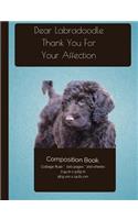 Labradoodle Affection Composition Notebook