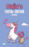 Najia's Farting Unicorn Notebook