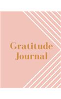 Gratitude Journal - 8 x 10 - 140 pages Guided Journal