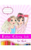 Fashion Coloring Book for girls: Color me beautiful book, 8,5x11 inches, 86 Pages