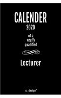Calendar 2020 for Lecturers / Lecturer