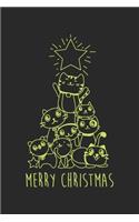 Merry Catmas Christmas Notebook