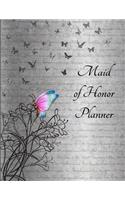 Maid of Honor Planner: 8.5 X 11 110 Pages Maid of Honor to do list, Bridal Party Planner, Budget pages, To do list timeline, note and memory pages