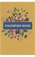 Password book: Password log book and Internet password organizer, Alphabetical password book, To Protect Usernames and Password Corrugate Cover