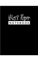 Black Paper Notebook - College Ruled - 8.5x11