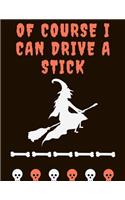 Of Course I Can Drive a Stick: Halloween coloring book for adults and kids, Halloween Adult Coloring Book, with Beautiful Flowers, Adorable Animals, ... and Relaxing, Perfect gift