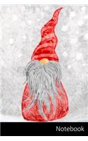 Notebook: Nisse, Natale, Babbo Natale, Neve agenda / quaderno delle annotazioni / diario / libro di scrittura / taccuino / carnet / zibaldone - 6 x 9 pollici 