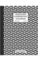 Graph paper composition notebook