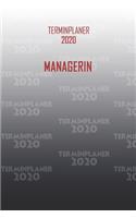 Terminplaner 2020 Managerin