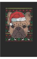 Ugly Christmas - French Bulldog: Graph Ruled Notebook / Journal (6" X 9" - 5 X 5 Graph Ruled) - Christmas Gift for Kids, Teens, Mom And Dad