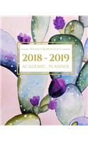 2018-2019 Academic Planner Weekly and Monthly