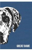 Great Dane Lined Notebook: An Elegant Lined Journal for Dane Owners(11 Pedigree Prints Dog Journals and Notebooks)