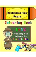 Multiplication Facts Colouring Book 1-12