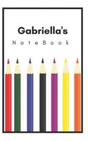 Gabriella's Notebook: Personalized Writing Journal with Name