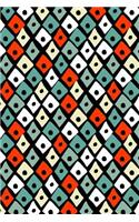 Journal Notebook Colorful Diamonds 1: 110 Page Plain Blank Journal For Drawing, Writing, Doodling In Portable 6 x 9 Size.(61 Wordworthy Series Unlined)
