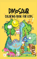 Dinosaur Coloring Book for Kids: Great Gift for Boys and Girls, Ages 4-8