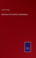 Selections from Eminent Commentators