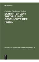Schriften Zur Theorie Und Geschichte Der Fabel: Historisch-Kritische Ausgabe