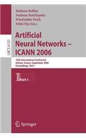 Artificial Neural Networks - ICANN 2006: 16th International Conference Athens, Greece, September 10-14, 2006 Proceedings, Part I