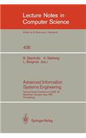 Advanced Information Systems Engineering: Second Nordic Conference Caise '90, Stockholm, Sweden, May 8-10, 1990, Proceedings