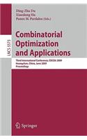 Combinatorial Optimization and Applications