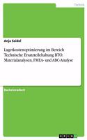 Lagerkostenoptimierung im Bereich Technische Ersatzteilehaltung BTO. Materialanalysen, FMEA- und ABC-Analyse
