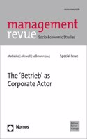 'Betrieb' as Corporate Actor