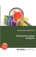 Document Layout Analysis