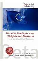 National Conference on Weights and Measures