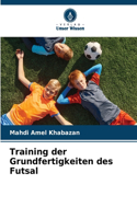 Training der Grundfertigkeiten des Futsal