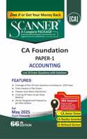 Accounting (Paper 1 | CA Foundation) Scanner - Including questions and solutions | Applicable for May 2025 Exam Onwards | Green Edition