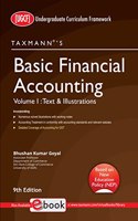 Taxmann'S Basic Financial Accounting (Ugcf | 2 Vols.) - Most Updated & Amended Student-Oriented Book, With Numerous Solved Illustrations Plus Working Notes & B.Com. Past Question Papers