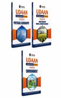 PW UDAAN (Prelims Wallah Static) Physical Geography, Indian Geography, Human & Economic Geography, Environment Combo Set of 3 Books For 2025 Exams | Quick and Comprehensive Revision Series