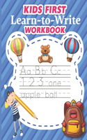 Kids First Learn To Write Workbook
