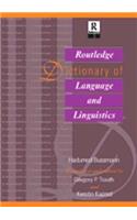 Routledge Dictionary of Language and Linguistics