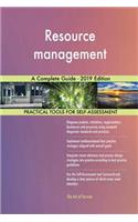 Resource management A Complete Guide - 2019 Edition