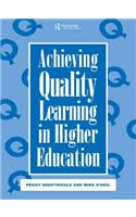 Achieving Quality Learning in Higher Education