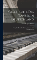 Geschichte des Tanzes in Deutschland