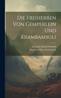 Freiherren Von Gemperlein Und Krambambuli