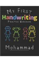 My first Handwriting Practice Workbook Mohammad