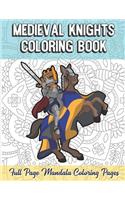 Medieval Knights Coloring Book Full Page Mandala Coloring Pages