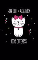 50% Cat+ 50% Lady 100% Cuteness