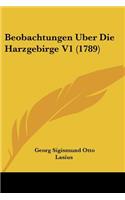 Beobachtungen Uber Die Harzgebirge V1 (1789)