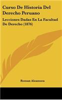 Curso De Historia Del Derecho Peruano